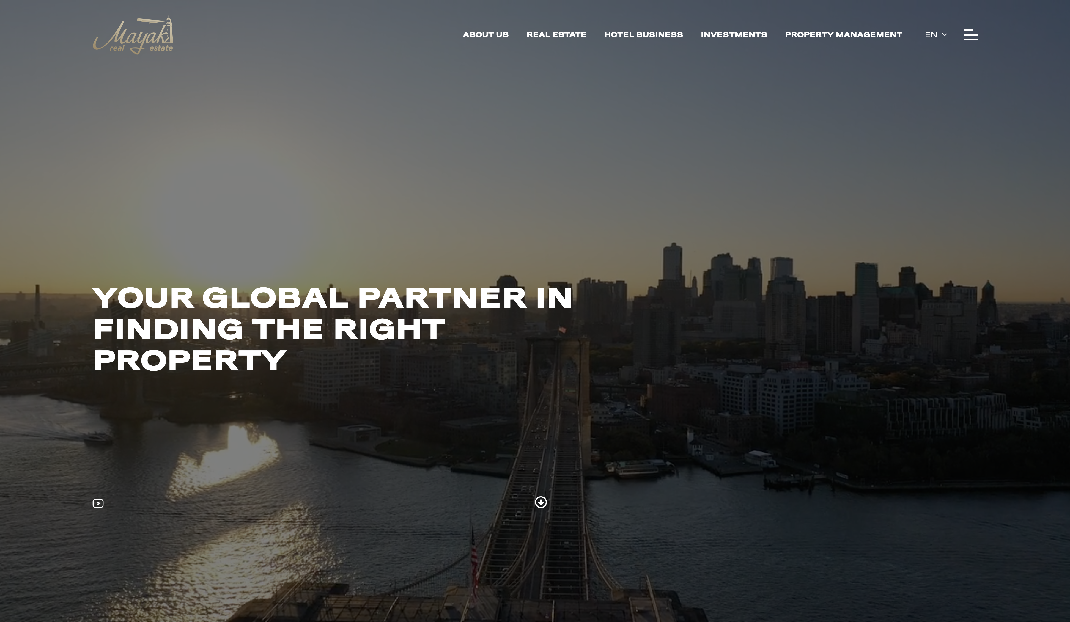 Mayak Real Estate — Created a booking-enabled WordPress site for Mayak Real Estate with tailored inquiry routing.